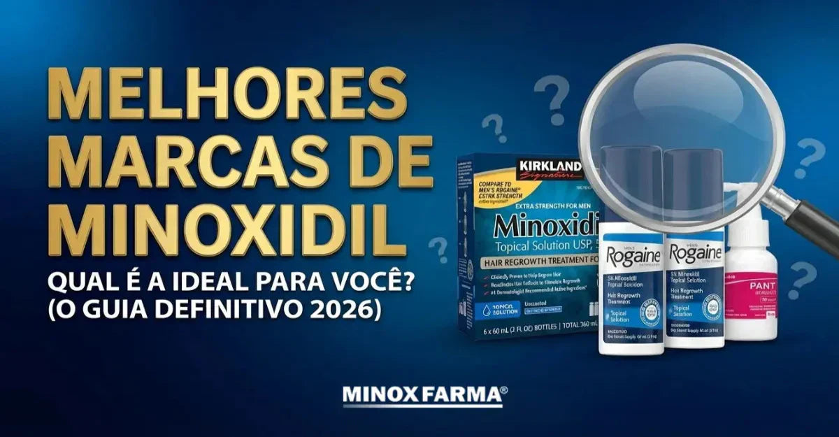 Top 6 Melhores Marcas de Minoxidil (2026): Qual Escolher, Preços e Onde Comprar